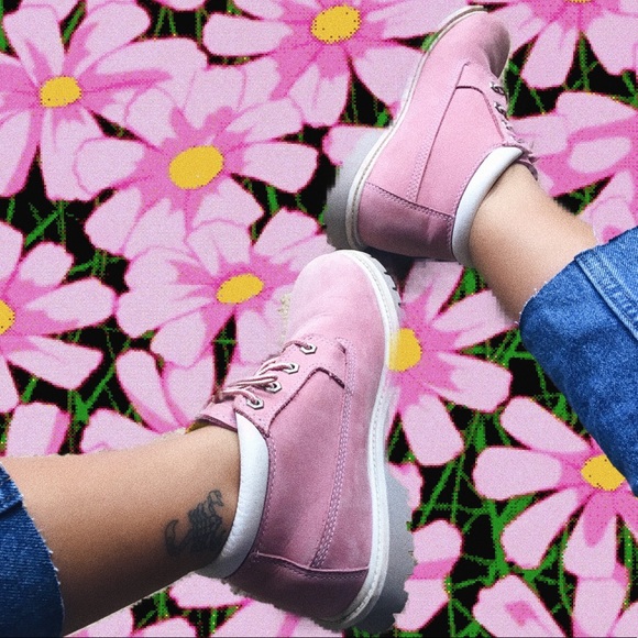 infant pink timberlands